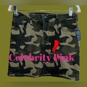 🌸CAMO Mini skirt by CELEBRITY PINK—NWT🌸